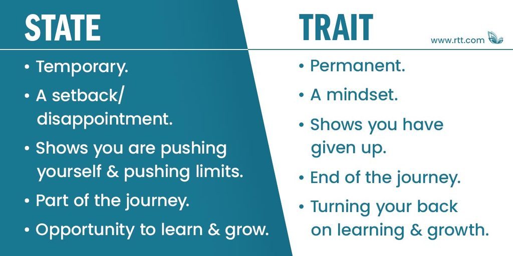 states vs traits