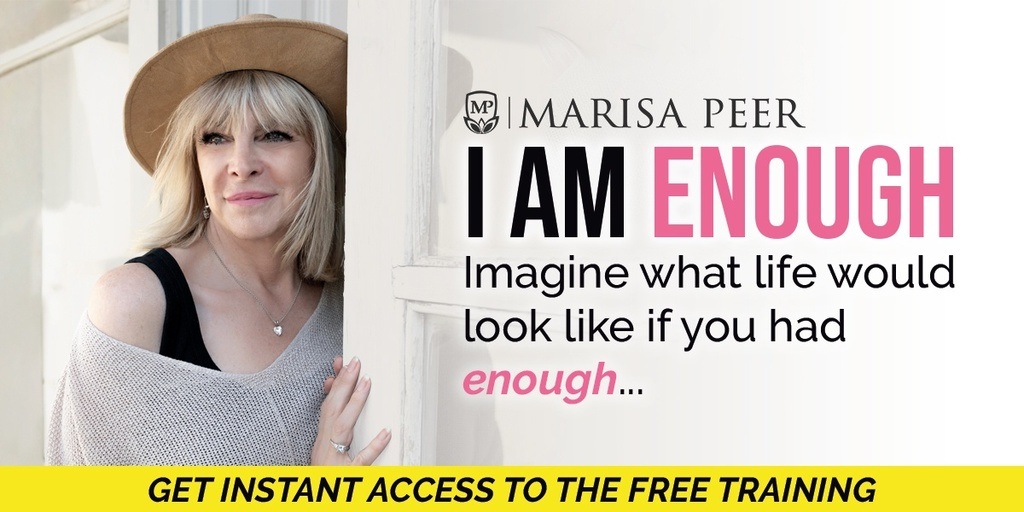 I Am Enough Marisa Peer i feel like a failure