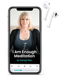 I am enough meditation iPhone mock up
